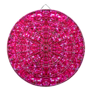 Jeu De Fléchettes parties scintillant rose chaud