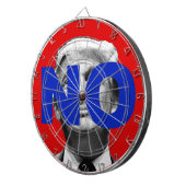 Jeu De Fléchettes Pas de Trump (rouge et bleu) (Devant droit)