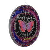 Jeu De Fléchettes Passez une bonne journée et un meilleur papillon d (Devant gauche)