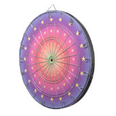 Jeu De Fléchettes Pastel Gradient avec étoiles (Devant droit)
