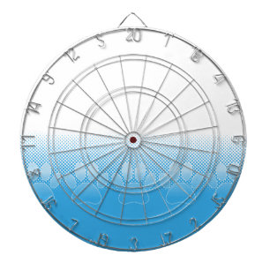 Jeu De Fléchettes Patrouilles Bleues Et Blancs Avec Arrière - plan D