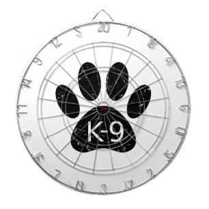 Jeu De Fléchettes Paw Chien en Perdu Grunge K-9