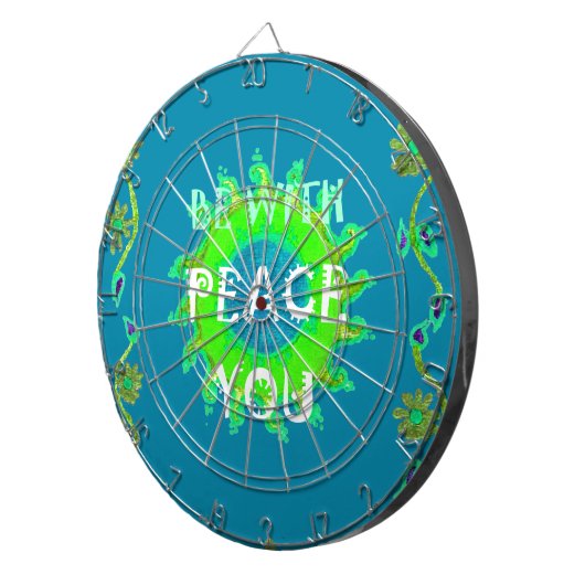 Jeu De Fléchettes Peace Be with You Art Print (Devant droit)