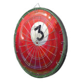 Jeu De Fléchettes Peint 3 Motif de billard (Devant droit)