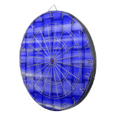 Jeu De Fléchettes Peinture design graphique en osier bleu (Devant droit)