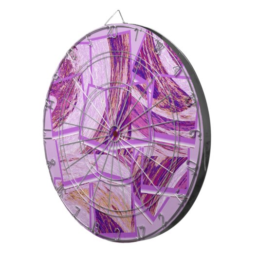 Jeu De Fléchettes peinture fine d'art Abstraite 2 (Devant droit)