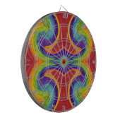 Jeu De Fléchettes peinture fine d'art Abstraite 5 (Devant gauche)