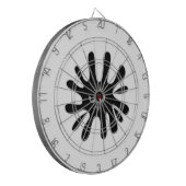 Jeu De Fléchettes Peinture noire en colère (Devant gauche)