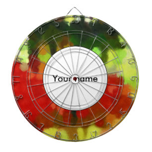 Jeu De Fléchettes Peinture rouge vert