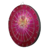 Jeu De Fléchettes Perfection pétale : À damiers Rose Art Motif pétal (Devant droit)