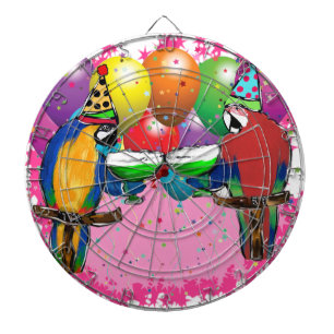JEU DE FLÉCHETTES PERROQUETS DE FÊTE