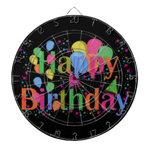 Jeu De Fléchettes Personnaliser Nom Anniversaire Fête Art