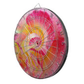 Jeu De Fléchettes pétales rose jaune (Devant droit)