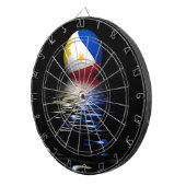 Jeu De Fléchettes Philippines Drapeau se levant/s'installant. (Devant droit)