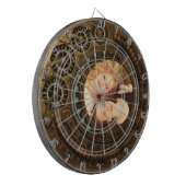 Jeu De Fléchettes Photo Custom Steampunk Clock Time Metal Gears (Devant gauche)
