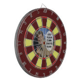 Jeu De Fléchettes Photo standard jaune et orange rouge (Devant gauche)