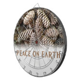 Jeu De Fléchettes Pin De Vacances Classique Paix Cône Sur Terre (Devant droit)