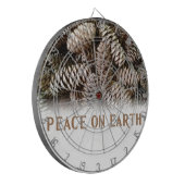 Jeu De Fléchettes Pin De Vacances Classique Paix Cône Sur Terre (Devant gauche)