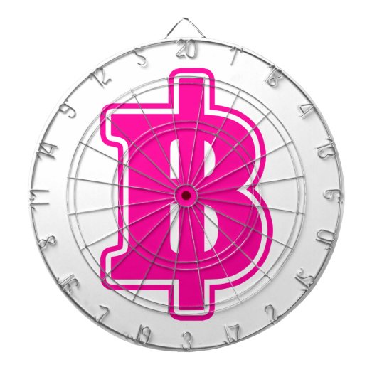 Jeu De Fléchettes PINK BAHT SIGNER ฿ Thai Devise ฿ (Devant)