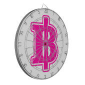 Jeu De Fléchettes PINK BAHT SIGNER ฿ Thai Devise ฿ (Devant gauche)