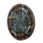 Jeu De Fléchettes Pinwheel Art Abstrait (Devant droit)