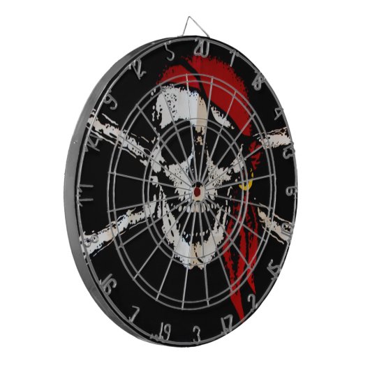 Jeu De Fléchettes Pirate Crâne Et Crossbones (Devant gauche)