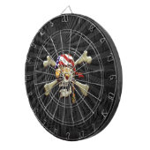 Jeu De Fléchettes Pirate crâne et os croisés (Devant droit)