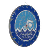Jeu De Fléchettes Pismming venin, swimmer on blue circle custom (Devant gauche)