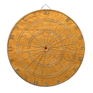 Jeu De Fléchettes Placage véritable acajou brésilien bois