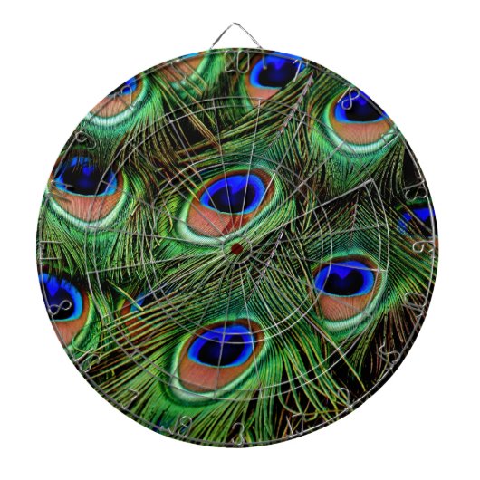 Jeu De Fléchettes Plumes de paon (Devant)