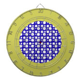 Jeu De Fléchettes pois bleu et blanc (Devant)