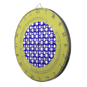Jeu De Fléchettes pois bleus et blancs (Devant droit)