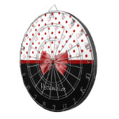 Jeu De Fléchettes Poitrine rouge et noir poitrine avec nom (Devant droit)