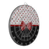 Jeu De Fléchettes Poitrine rouge et noir poitrine avec nom (Devant gauche)