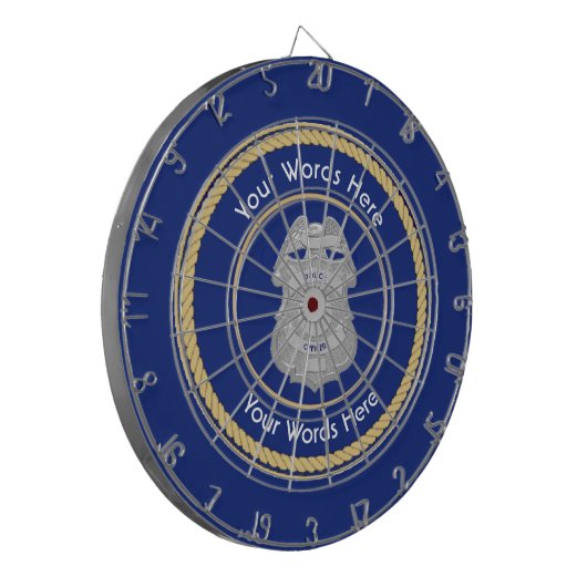 Jeu De Fléchettes Police Badge Universal Shield Dartboard (Devant gauche)