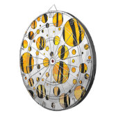 Jeu De Fléchettes Polka Dot Tiger noir et orange (Devant droit)