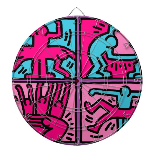 Jeu De Fléchettes pop art (Devant)