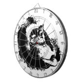 Jeu De Fléchettes Pop Art drôle Chimpanzé (Devant droit)