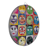 Jeu De Fléchettes pop art emojis (Devant gauche)