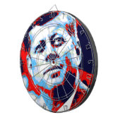 Jeu De Fléchettes Pop Art JFK John F. Kennedy Red Blue (Devant droit)