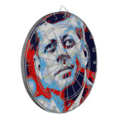 Jeu De Fléchettes Pop Art JFK John F. Kennedy Red Blue (Devant gauche)