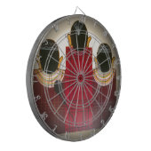 Jeu De Fléchettes Portrait de la famille Massai À damiers (Devant gauche)