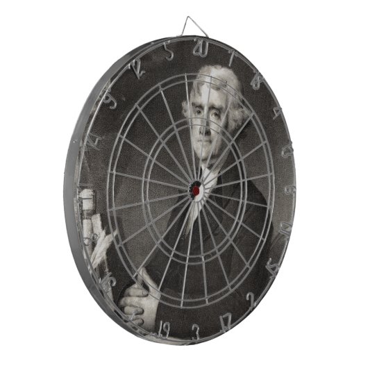 Jeu De Fléchettes Portrait de Thomas Jefferson (Devant gauche)