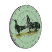 Jeu De Fléchettes Poulets noirs de Sumatra (Devant gauche)