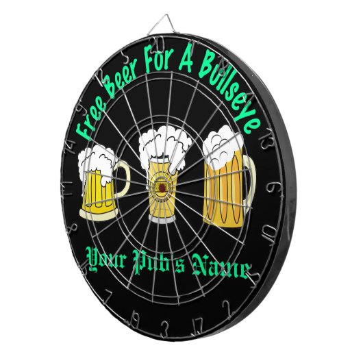 Jeu De Fléchettes Pour votre tableau de bord de pub (Devant droit)