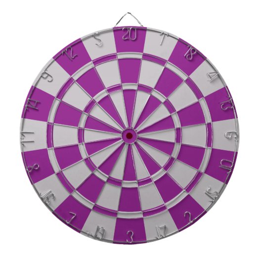 Jeu De Fléchettes Pourpre et gris de prune (Devant)
