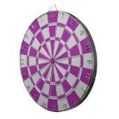 Jeu De Fléchettes Pourpre et gris de prune (Devant droit)