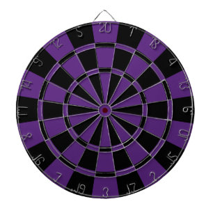 Jeu De Fléchettes Pourpre et noir foncés