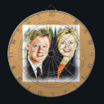 Jeu De Fléchettes Président Bill Clinton et Président Hillary Clinto<br><div class="desc">Le président Bill Clinton 1993-2001 et le président Hillary Clinton 2016 des Etats-Unis de produits américains #HillaryClinton #BillClinton</div>