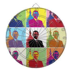Jeu De Fléchettes Président Obama Pop Art